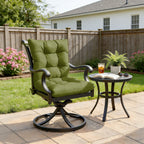 Patio High Back Replacement Cushions Light Green 42 x 21 x 5 inch