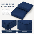 4 Pack Outdoor Seat Cushion Covers