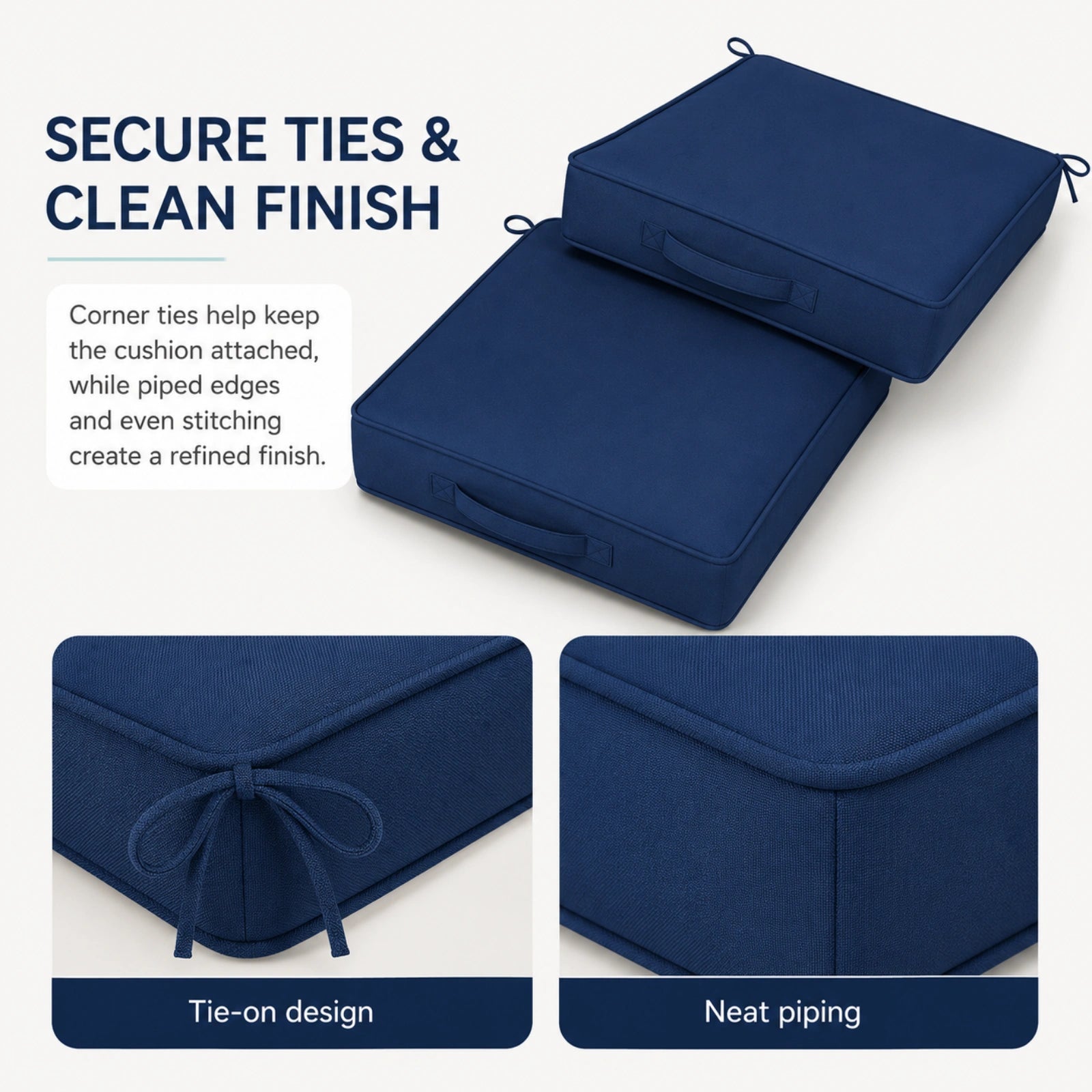 4 Pack Outdoor Seat Cushion Covers
