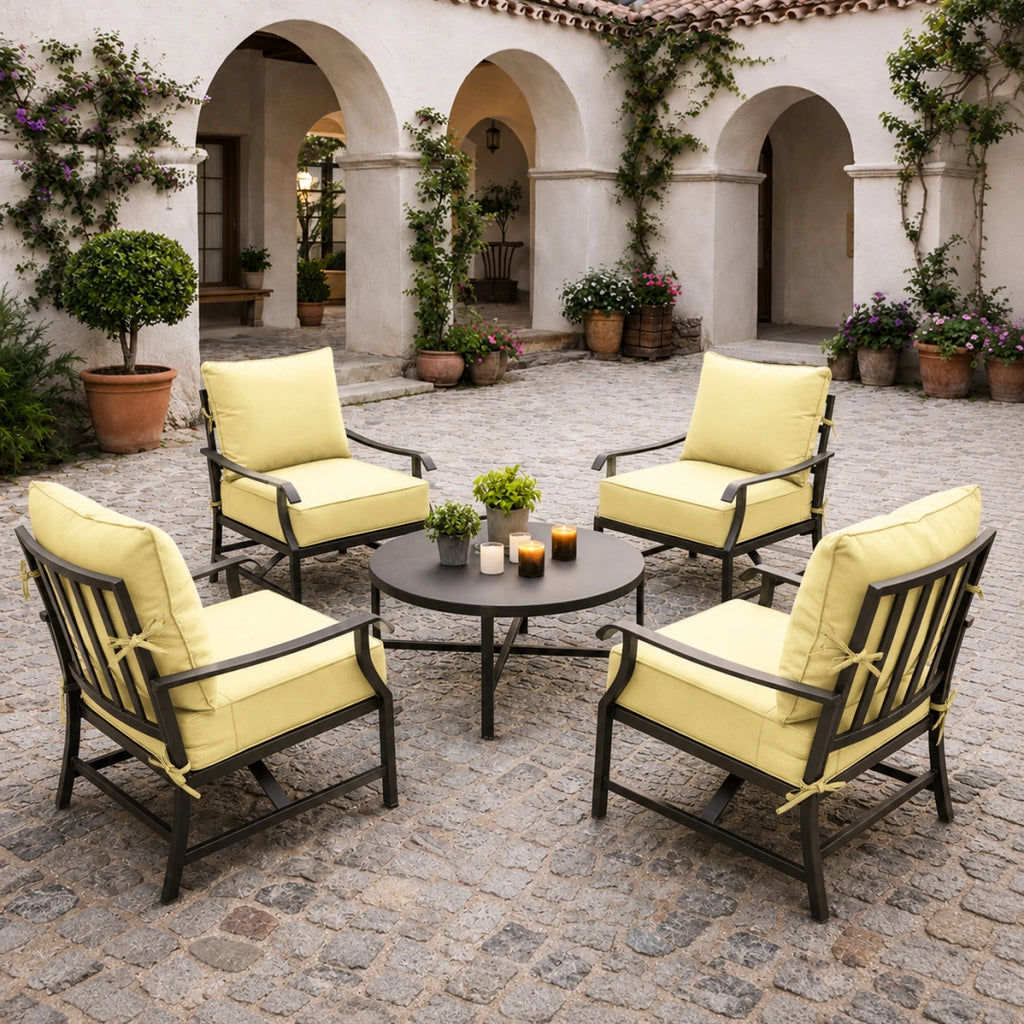 light-yellow-outdoor-patio-chair-cushions-4-piece-set