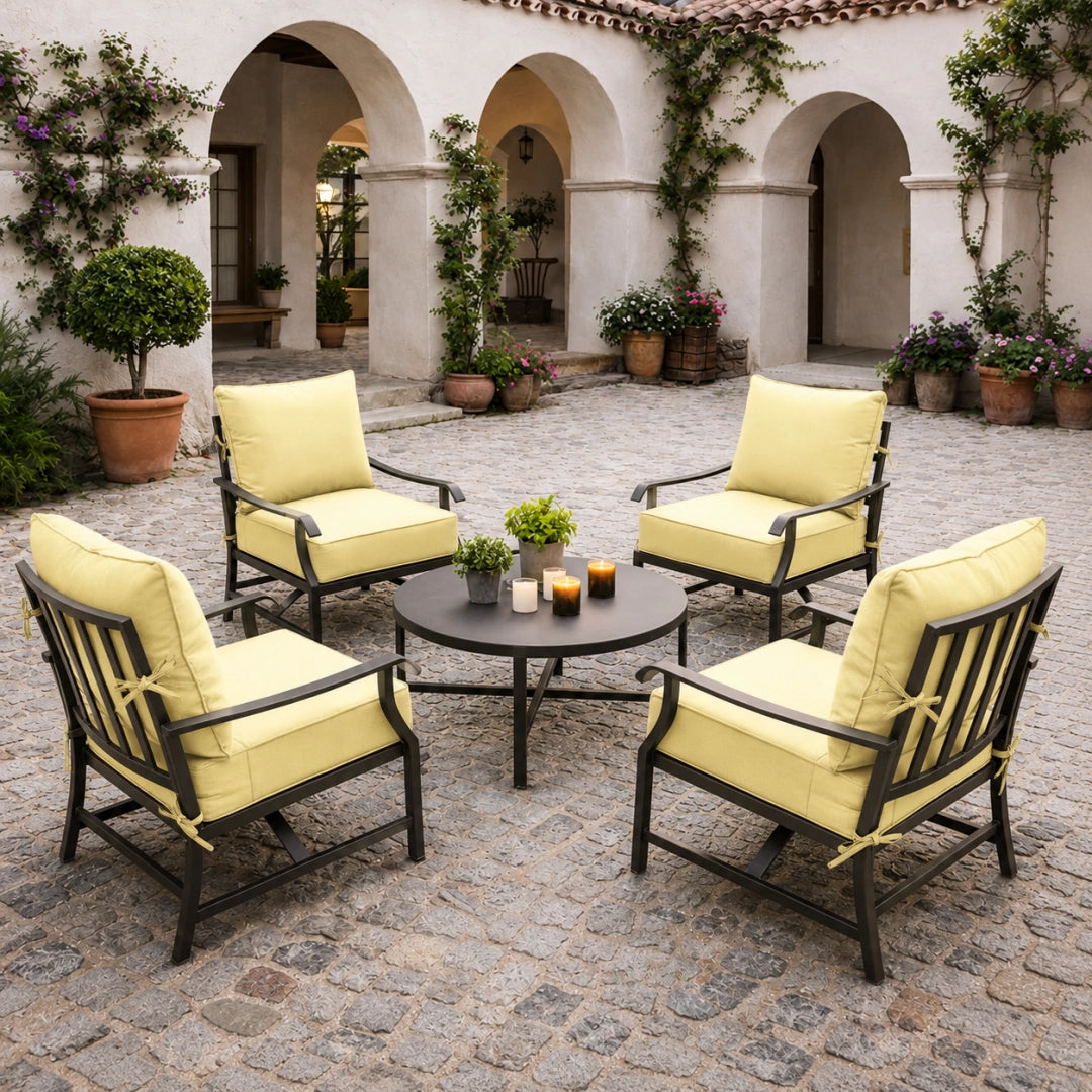 light-yellow-outdoor-patio-chair-cushions-4-piece-set