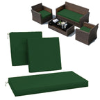 3PCS Patio Seat Cushion Set Olive Green