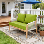 Outdoor Loveseat Cushion Grass Green 46 × 26 × 5 inch