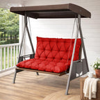 Porch Swing Cushion with Backrest Red