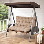 Porch Swing Cushion with Backrest Sand