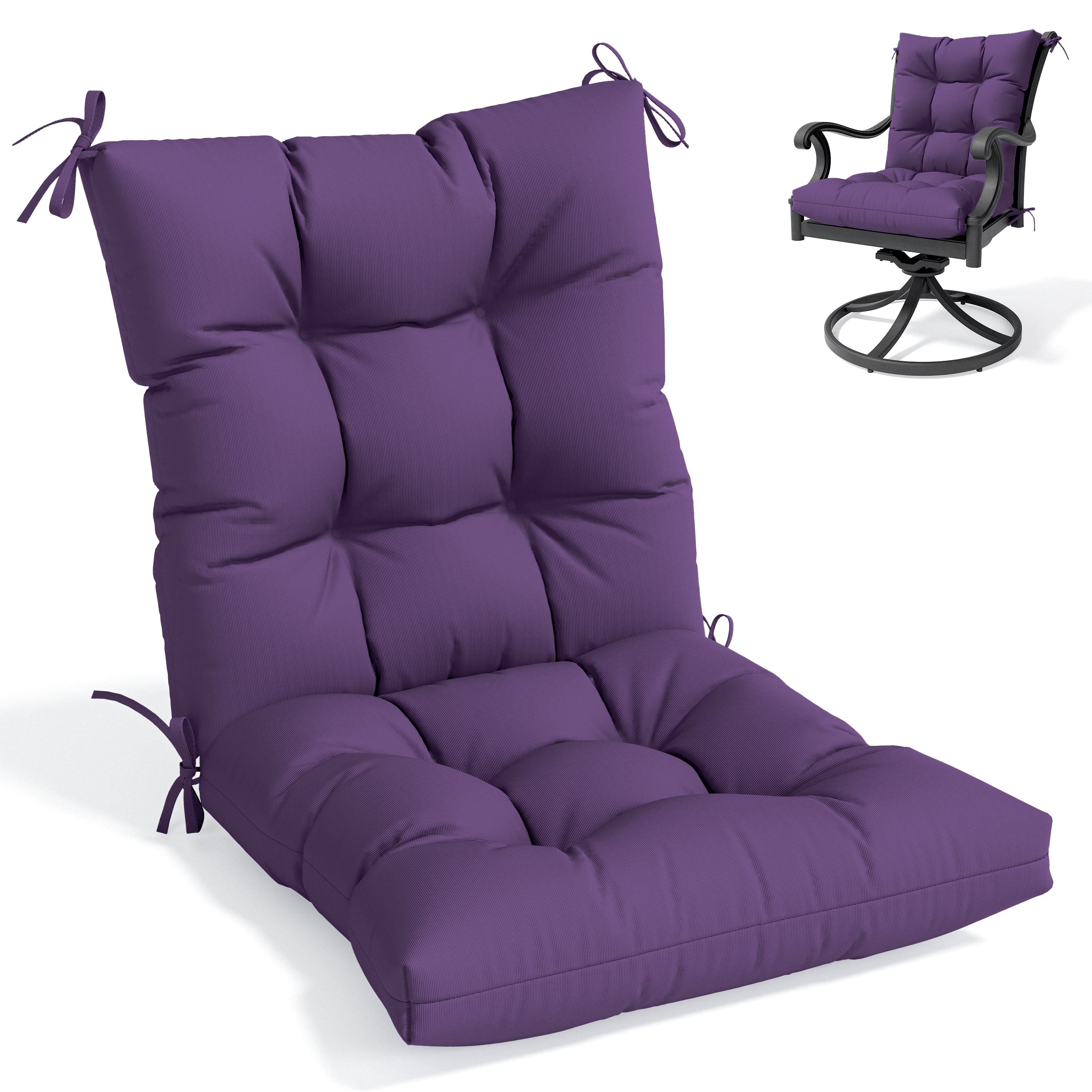 WNP cushion Patio High Back Replacement Cushions