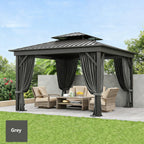 Outdoor Blackout Curtains 4 Panels, Grommet Top