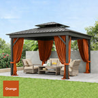 Outdoor Blackout Curtains 4 Panels, Grommet Top