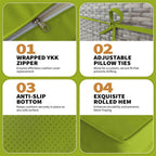 WNP cushion 14PCS Patio Sectional Cushion Set, 5" thickness