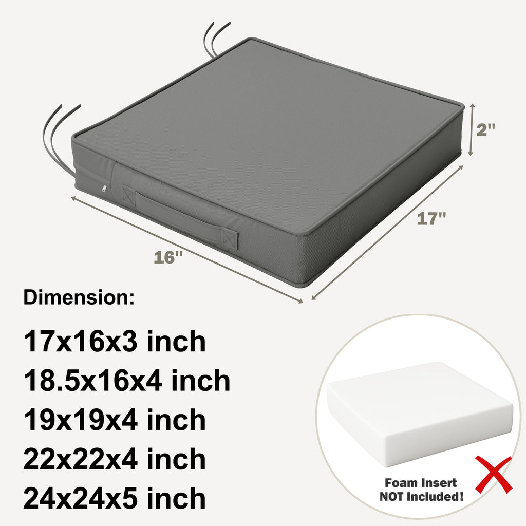 4 Pack Outdoor Seat Cushion Covers